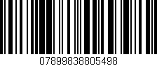 Código de barras (EAN, GTIN, SKU, ISBN): '07899838805498'