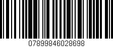 Código de barras (EAN, GTIN, SKU, ISBN): '07899846028698'
