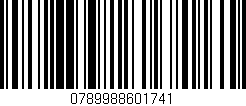 Código de barras (EAN, GTIN, SKU, ISBN): '0789988601741'