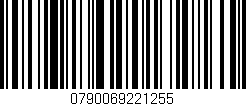 Código de barras (EAN, GTIN, SKU, ISBN): '0790069221255'