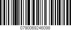 Código de barras (EAN, GTIN, SKU, ISBN): '0790069246098'