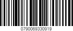 Código de barras (EAN, GTIN, SKU, ISBN): '0790069330919'