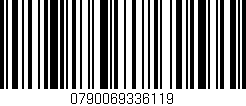 Código de barras (EAN, GTIN, SKU, ISBN): '0790069336119'