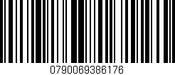 Código de barras (EAN, GTIN, SKU, ISBN): '0790069386176'