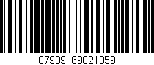 Código de barras (EAN, GTIN, SKU, ISBN): '07909169821859'