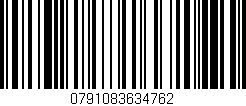 Código de barras (EAN, GTIN, SKU, ISBN): '0791083634762'