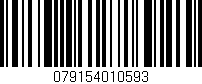 Código de barras (EAN, GTIN, SKU, ISBN): '079154010593'