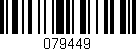 Código de barras (EAN, GTIN, SKU, ISBN): '079449'