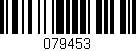 Código de barras (EAN, GTIN, SKU, ISBN): '079453'