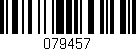 Código de barras (EAN, GTIN, SKU, ISBN): '079457'