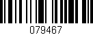 Código de barras (EAN, GTIN, SKU, ISBN): '079467'