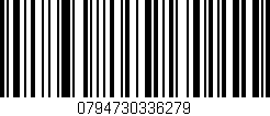 Código de barras (EAN, GTIN, SKU, ISBN): '0794730336279'