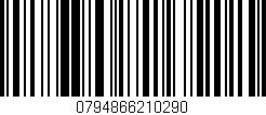 Código de barras (EAN, GTIN, SKU, ISBN): '0794866210290'
