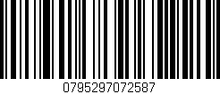 Código de barras (EAN, GTIN, SKU, ISBN): '0795297072587'