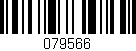 Código de barras (EAN, GTIN, SKU, ISBN): '079566'