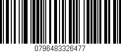 Código de barras (EAN, GTIN, SKU, ISBN): '0796483326477'