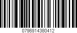 Código de barras (EAN, GTIN, SKU, ISBN): '0796914380412'