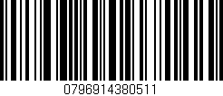 Código de barras (EAN, GTIN, SKU, ISBN): '0796914380511'