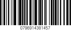 Código de barras (EAN, GTIN, SKU, ISBN): '0796914381457'
