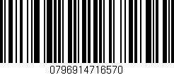 Código de barras (EAN, GTIN, SKU, ISBN): '0796914716570'