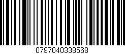Código de barras (EAN, GTIN, SKU, ISBN): '0797040338568'