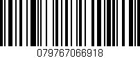 Código de barras (EAN, GTIN, SKU, ISBN): '079767066918'