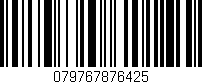 Código de barras (EAN, GTIN, SKU, ISBN): '079767876425'