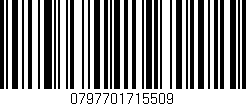 Código de barras (EAN, GTIN, SKU, ISBN): '0797701715509'