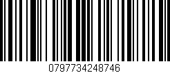 Código de barras (EAN, GTIN, SKU, ISBN): '0797734248746'
