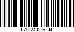 Código de barras (EAN, GTIN, SKU, ISBN): '0798248395704'