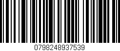 Código de barras (EAN, GTIN, SKU, ISBN): '0798248937539'