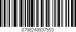 Código de barras (EAN, GTIN, SKU, ISBN): '0798248937553'