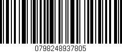 Código de barras (EAN, GTIN, SKU, ISBN): '0798248937805'