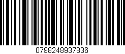 Código de barras (EAN, GTIN, SKU, ISBN): '0798248937836'