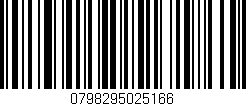 Código de barras (EAN, GTIN, SKU, ISBN): '0798295025166'