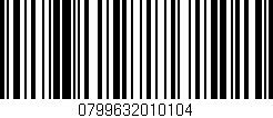 Código de barras (EAN, GTIN, SKU, ISBN): '0799632010104'