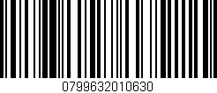 Código de barras (EAN, GTIN, SKU, ISBN): '0799632010630'