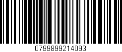 Código de barras (EAN, GTIN, SKU, ISBN): '0799899214093'