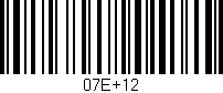 Código de barras (EAN, GTIN, SKU, ISBN): '07E+12'