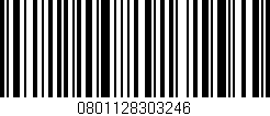 Código de barras (EAN, GTIN, SKU, ISBN): '0801128303246'