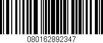 Código de barras (EAN, GTIN, SKU, ISBN): '080162892347'