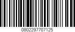 Código de barras (EAN, GTIN, SKU, ISBN): '0802297707125'
