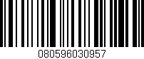 Código de barras (EAN, GTIN, SKU, ISBN): '080596030957'