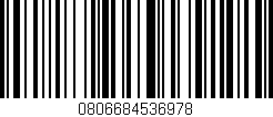Código de barras (EAN, GTIN, SKU, ISBN): '0806684536978'