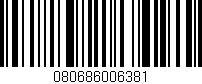Código de barras (EAN, GTIN, SKU, ISBN): '080686006381'