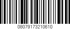 Código de barras (EAN, GTIN, SKU, ISBN): '08079173210610'
