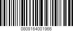 Código de barras (EAN, GTIN, SKU, ISBN): '0809164001966'