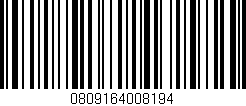 Código de barras (EAN, GTIN, SKU, ISBN): '0809164008194'