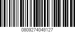 Código de barras (EAN, GTIN, SKU, ISBN): '0809274048127'
