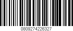 Código de barras (EAN, GTIN, SKU, ISBN): '0809274226327'